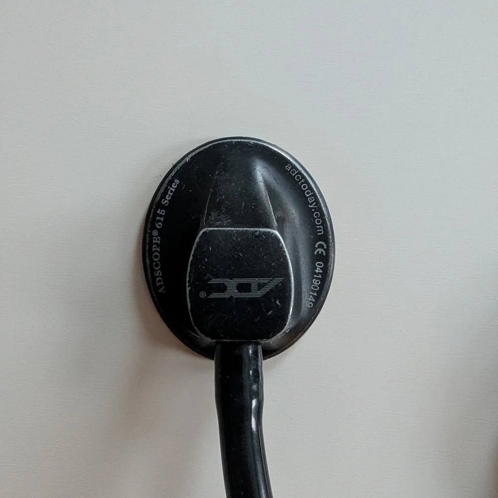 Adscope Black Stethoscope - Picture 2 of 4